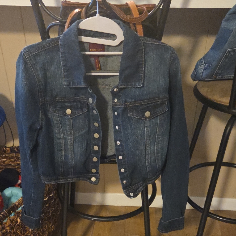 Denim Button-Up Jacket
